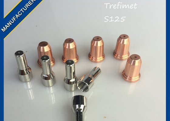 EN60974-7 S125 Trafimet Plasma Torch Parts Nozzle Dan Elektroda